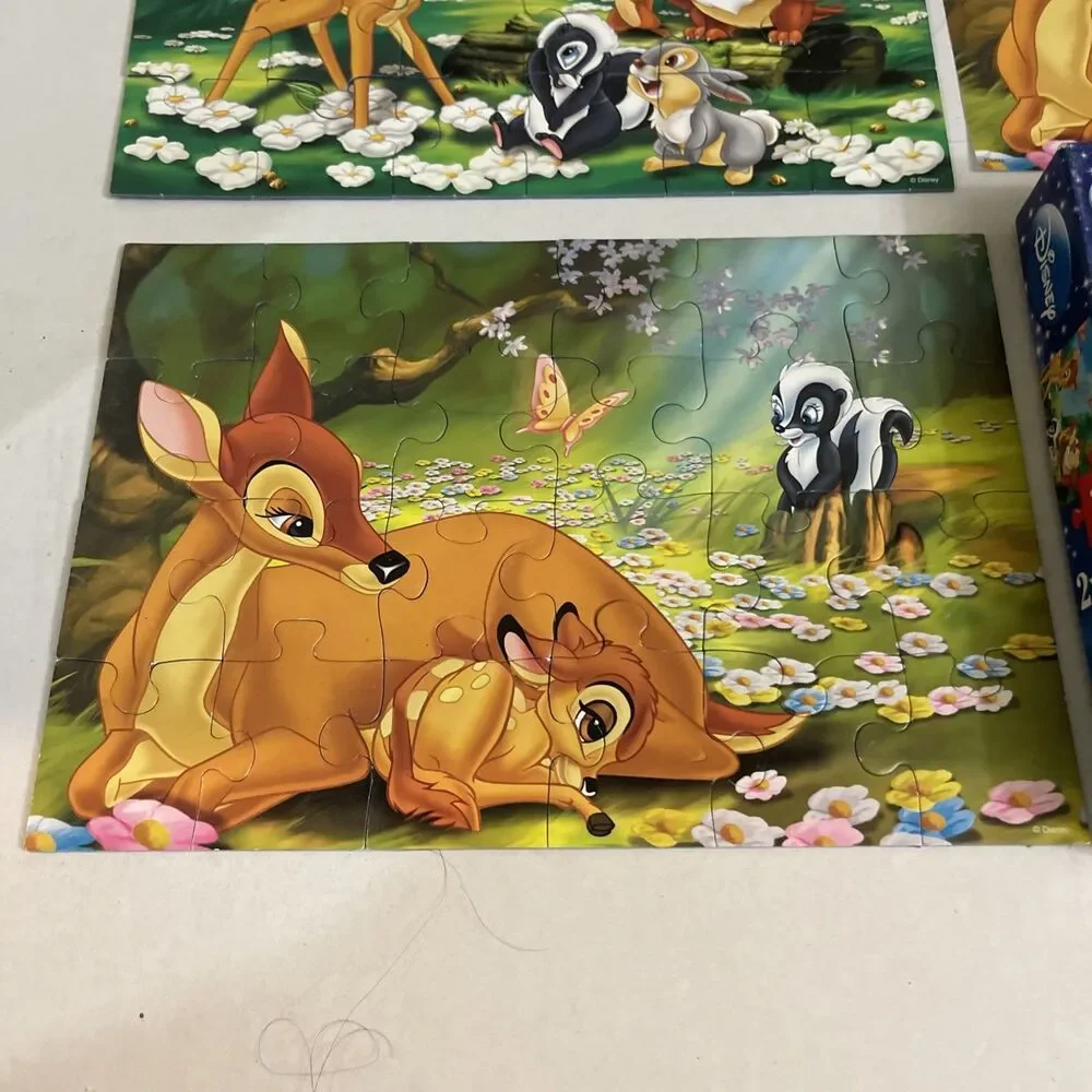 Ravensburge Bambi Puzzle 2x24 Pieces Disney Complete